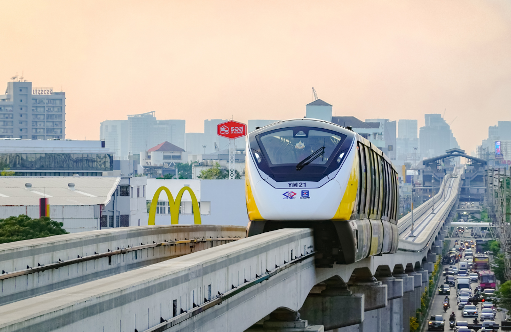 อัตราค่าโดยสารรถไฟฟ้าสายสีเหลือง